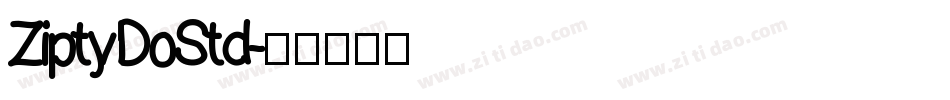 ZiptyDoStd字体转换