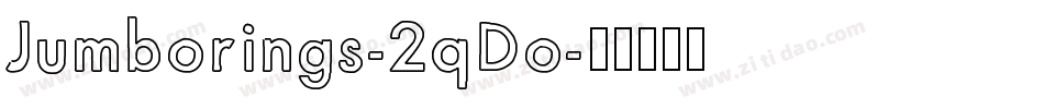 Jumborings-2qDo字体转换