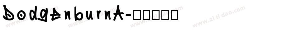 DodgenburnA字体转换