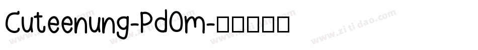 Cuteenung-Pd0m字体转换
