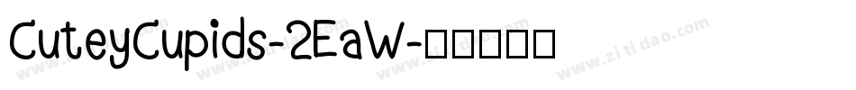 CuteyCupids-2EaW字体转换
