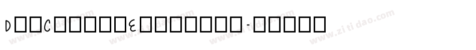 DonCasualExtended字体转换