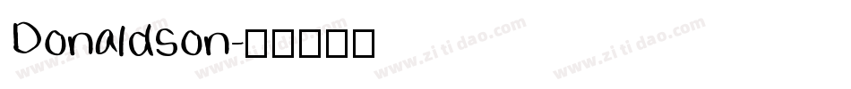 Donaldson字体转换