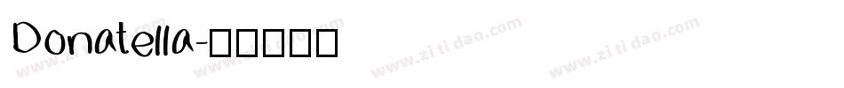 Donatella字体转换