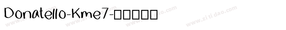 Donatello-Kme7字体转换