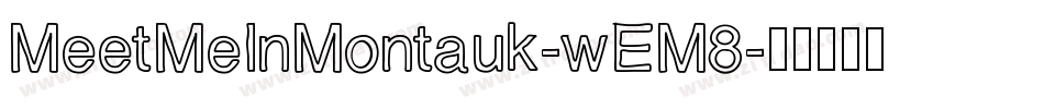 MeetMeInMontauk-wEM8字体转换