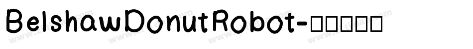 BelshawDonutRobot字体转换
