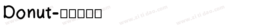 Donut字体转换