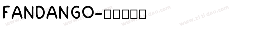 FANDANGO字体转换
