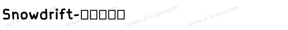 Snowdrift字体转换