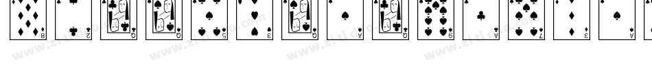 HoylePlayingCards-7Oaw字体转换 HoylePlayingCards-7Oaw字体转换