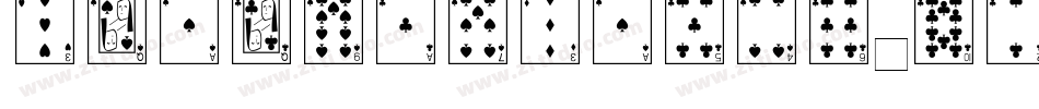 PlayingCards-wo7P字体转换