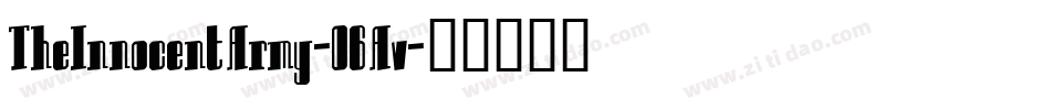 TheInnocentArmy-06Av字体转换