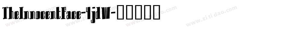 TheInnocentFace-4jdW字体转换