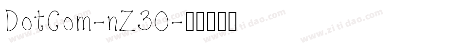 DotCom-nZ30字体转换