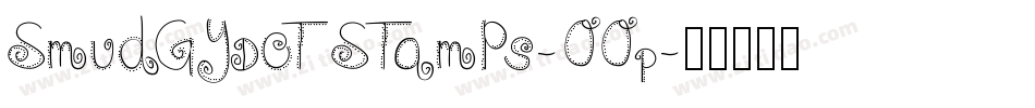 SmudgyDotStamps-OOP字体转换