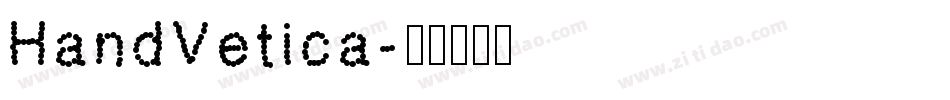 HandVetica字体转换