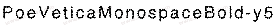 PoeVeticaMonospaceBold-y5qY字体转换