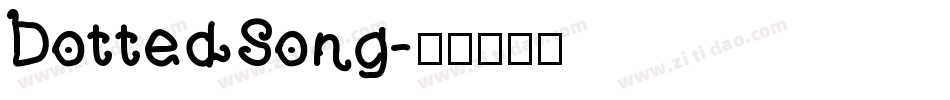 DottedSong字体转换