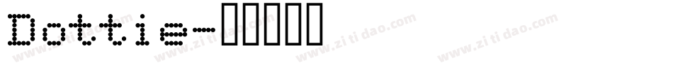 Dottie字体转换