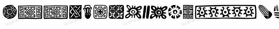 WoodtypeOrnaments-One字体转换