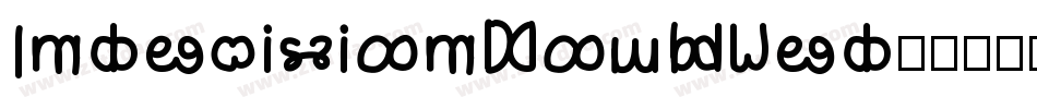 IndecisionDoubled字体转换