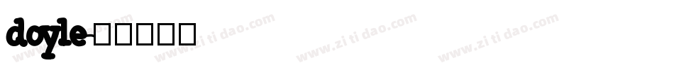 doyle字体转换