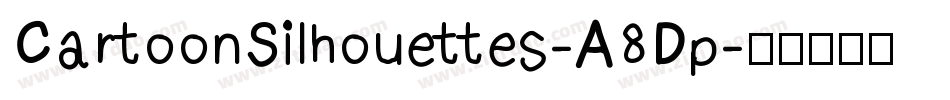 CartoonSilhouettes-A8Dp字体转换