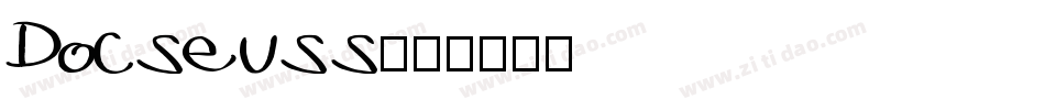 Docseuss字体转换