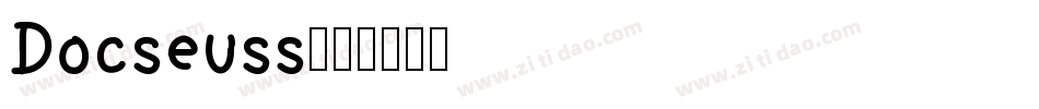 Docseuss字体转换
