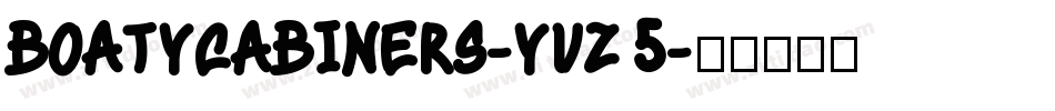 Boatycabiners-yVz5字体转换