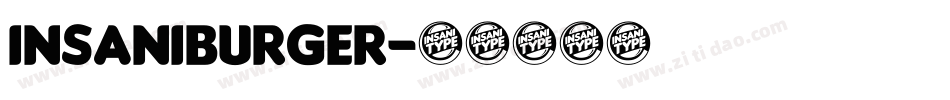 Insaniburger字体转换