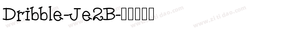 Dribble-Je2B字体转换