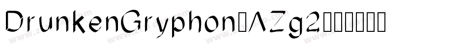 DrunkenGryphon-AZg2字体转换