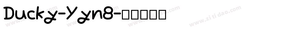 Ducky-Yyn8字体转换