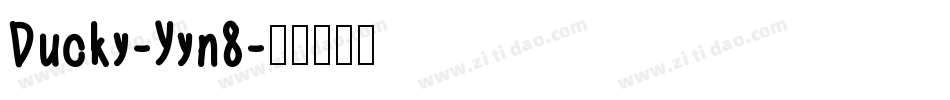 Ducky-Yyn8字体转换