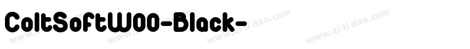 ColtSoftW00-Black字体转换