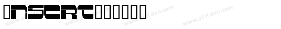 Insert字体转换