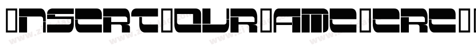 InsertYourNameHere-9KZZ字体转换