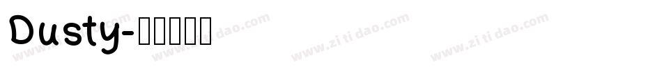 Dusty字体转换