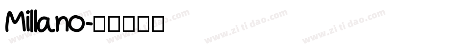 Millano字体转换