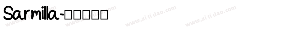 Sarmilla字体转换