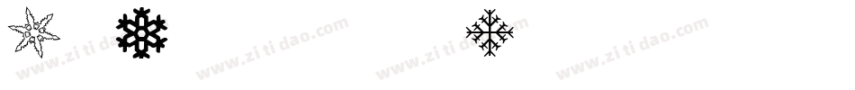 RypSnowflake1-1Z82字体转换