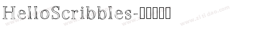 HelloScribbles字体转换
