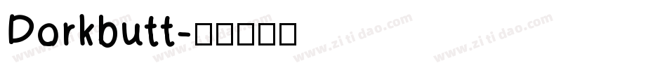 Dorkbutt字体转换