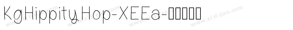 KgHippityHop-XEEa字体转换