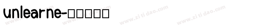 unlearne字体转换