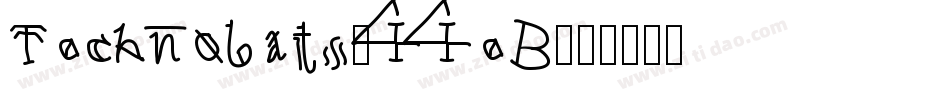 Technobats-44eB字体转换