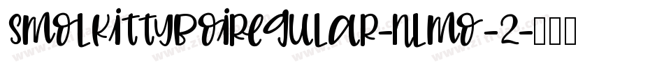 SmolKittyBoiRegular-nlMO-2字体转换