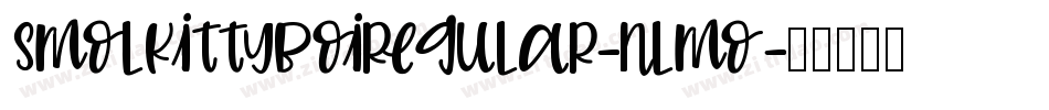 SmolKittyBoiRegular-nlMO字体转换